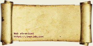 Cane Aksentijević vizit kartica